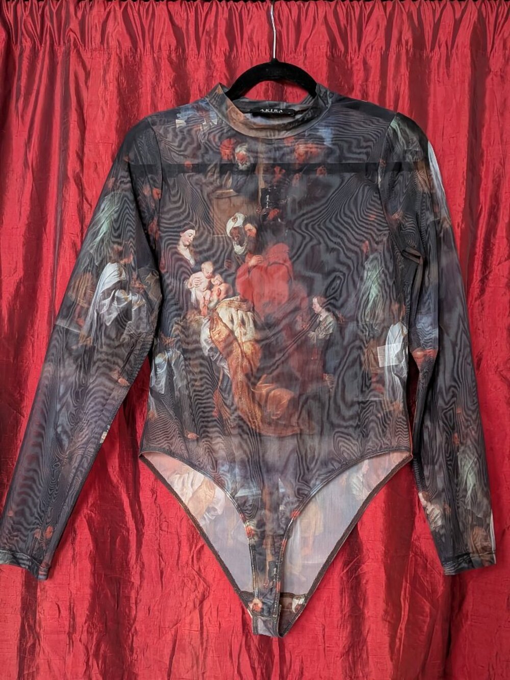 AKIRA Gift of the Magi sheer Bodysuit L